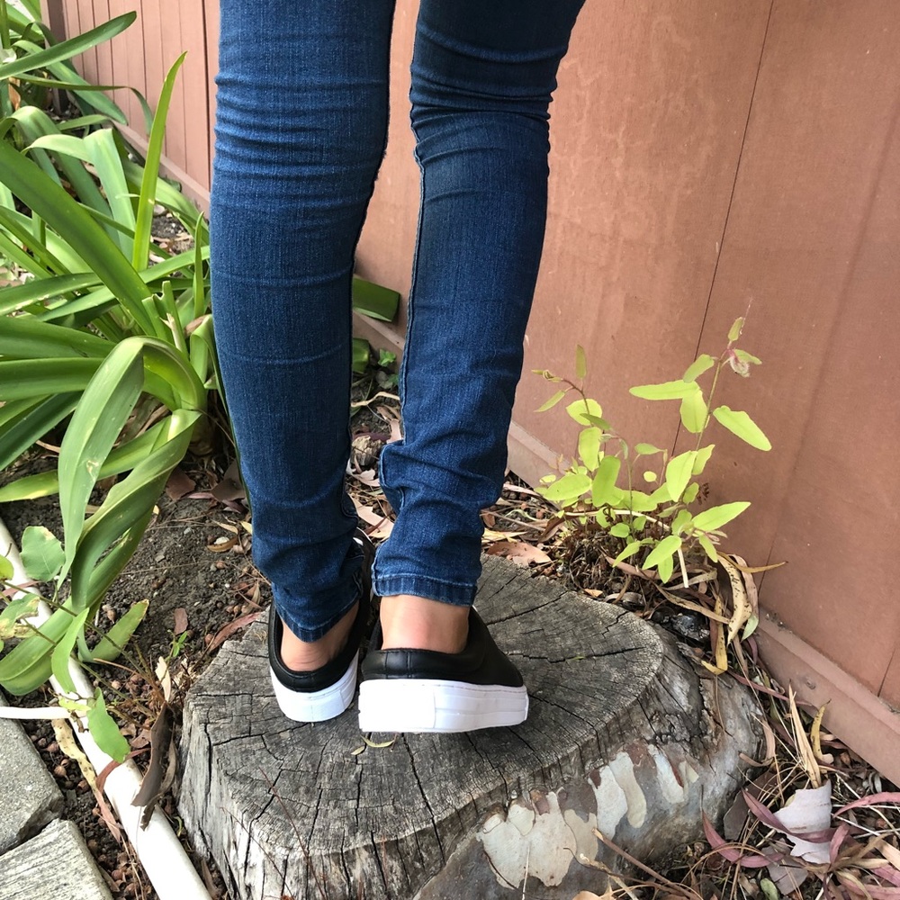 Black and White Lace Up Mule 👟 Sneakers - Picture 8 of 8